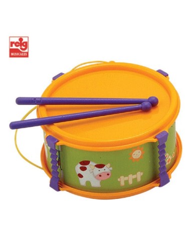 TAMBOR INFANTIL 16CM. EN BOLSA. REIG.