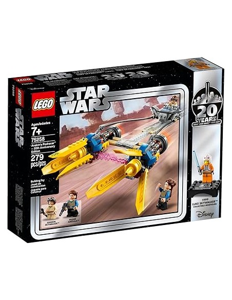 75258 LEGO STAR WARS VAINA DE CARRERAS DE ANAKIN (ED. 20 ANIVERSARIO).