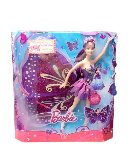 BARBIE PRINCESA FADA LILA. MATTEL