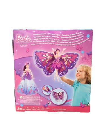 BARBIE PRINCESA FADA LILA. MATTEL