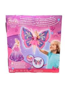 BARBIE PRINCESA FADA ROSA. MATTEL 2