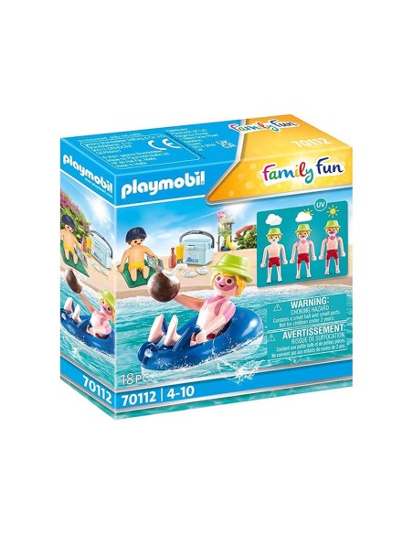 70112 PLAYMOBIL FAMILY FUN NEDADOR AMB FLOTADOR. 