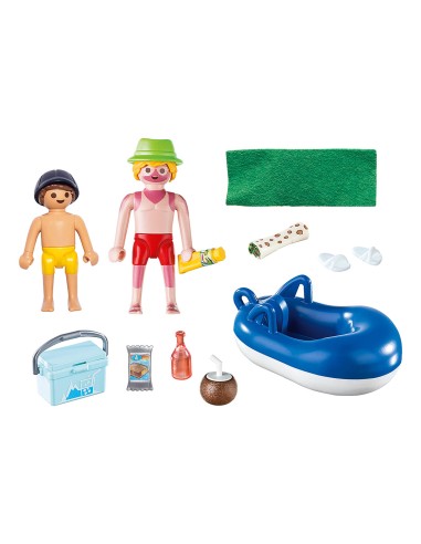 70112 PLAYMOBIL FAMILY FUN NEDADOR AMB FLOTADOR. 