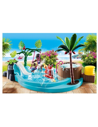 70611 PLAYMOBIL FAMILY FUN PISCINA INFANTIL E...