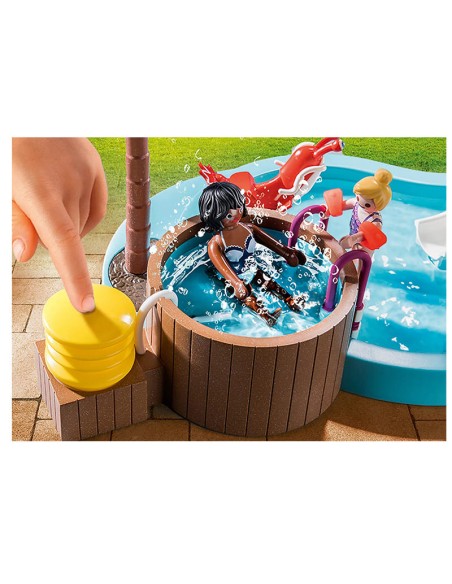 70611 PLAYMOBIL FAMILY FUN PISCINA INFANTIL I HIDROMASSATGE.