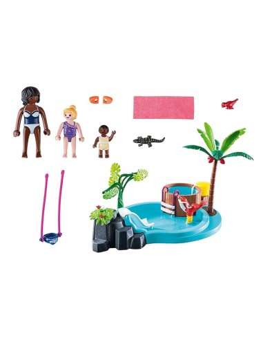 70611 PLAYMOBIL FAMILY FUN PISCINA INFANTIL E...