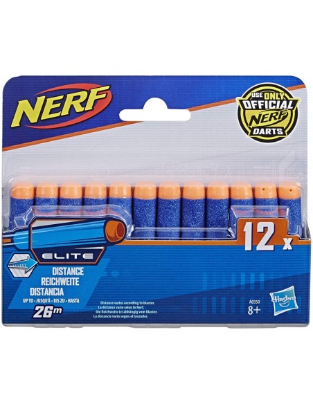 NERF ELITE PACK DE 12 DARDOS. HASBRO