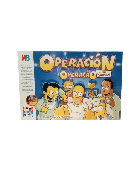 JUEGO DE MESA OPERACIÓN THE SIMPSONS. HASBRO.