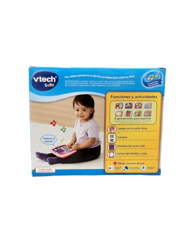 TABLETA TÁCTIL MULTILED ROSA. VTECH.