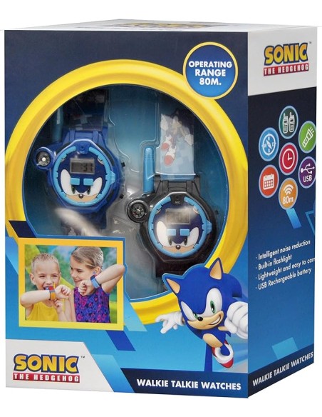 WALKIE TALKIE WOTCHES SONIC. KIDS LICENSING.