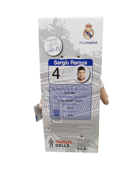 MUÑECO DE SERGIO RAMOS 20CM. TOODLES DOLLS.