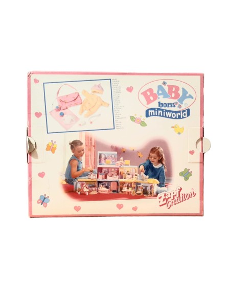 BABY BORN MINI WORLD CONJUNTO ROPA Y COMPLEMENTOS. ZAPF CREATION.