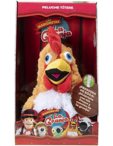 EL GALLO BARTOLITO MARIONETA LA GRANJA DE ZENON. BANDAI