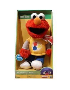 PELUIX ELMO FORMES I COLORS. PLAYSKOOL. HASBRO.