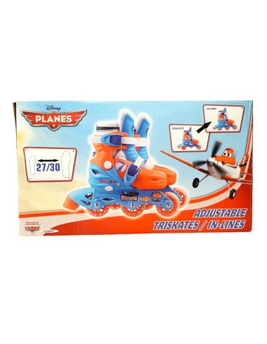 PATINES EN LINEA EVOLUTIVOS DISNEY PLANES. STAMP.