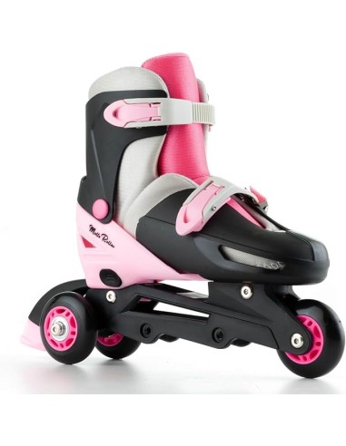 PATINS EN LÍNEA EVOLUTIUS. 4 EN 1. ROSA. MOLTO