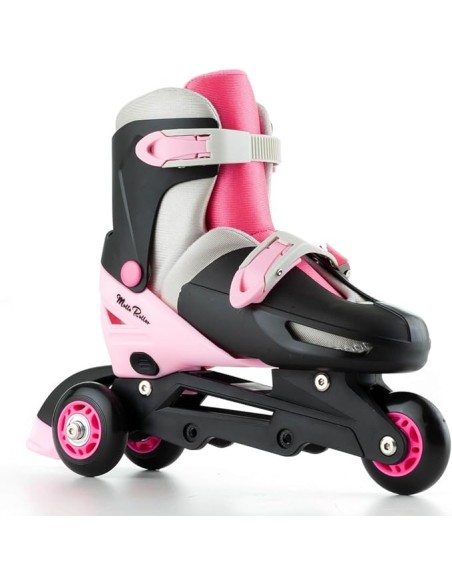 PATINS EN LÍNEA EVOLUTIUS. 4 EN 1. ROSA. MOLTO