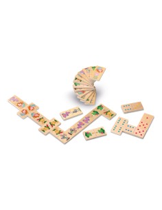 DOMINO DE MADERA REVERSIBLE. CAYRO 2