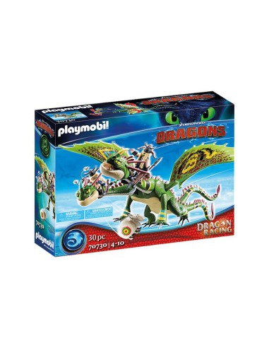 70730 PLAYMOBIL DRAGONS DRAGÓN RACING DRAC 2 CAPS AMB CHUSCO I BRUSCA.