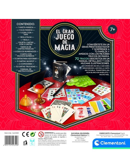 EL GRAN JUEGO DE MAGIA. CLEMENTONI.