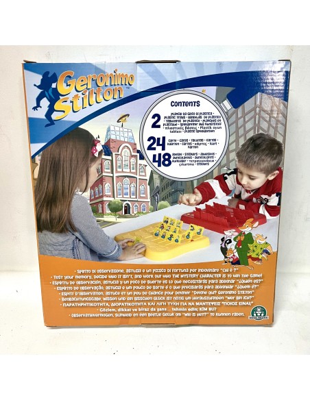 GERONIMO STILTON - ADIVINA EL PERSONAJE. GIOCHI PREZIOSI