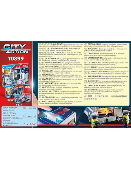 70899 CITY ACTION COTXE DE POLICIA AMB LLUM I SO. PLAYMOBIL