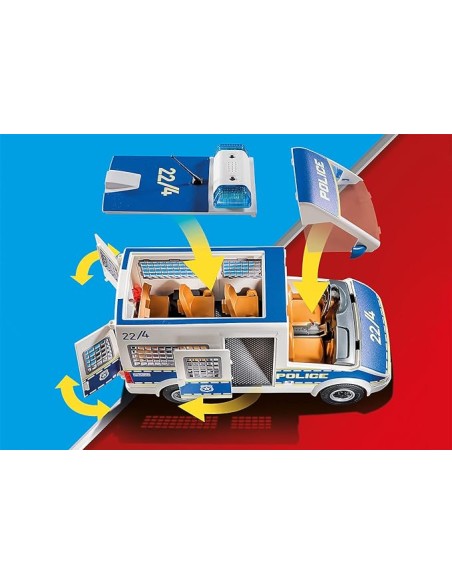 70899 CITY ACTION COCHE DE POLICIA CON LUZ Y SONIDO. PLAYMOBIL.