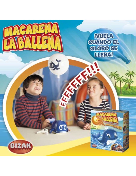 JUEGO DE MESA MACARENA LA BALLENA. BIZAK
