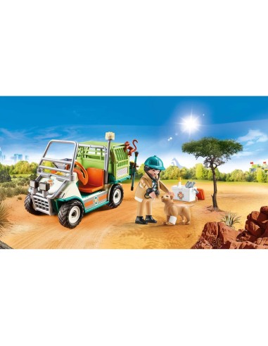 70346 PLAYMOBIL FAMILY FUN VETERINARO DE ZOO.