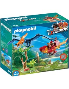 9430 PLAYMOBIL THE EXPLORERS HELICÒPTERO CON PTEROSAURIO....