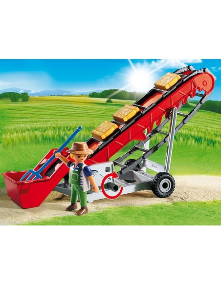 6132 PLAYMOBIL COUNTRY Cinta transportadora de heno