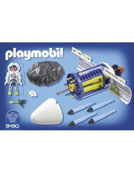 9490 PLAYMOBIL SPACE SATÈL·LIT AMB LÀSER PER ALS METEORITS.