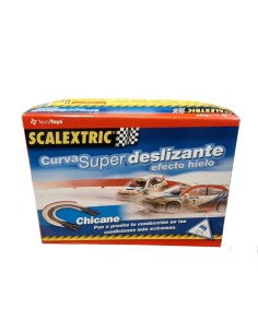 SCALEXTRIC CURVA SUPER DESLIZANTE EFECTO HIELO CHICANE....