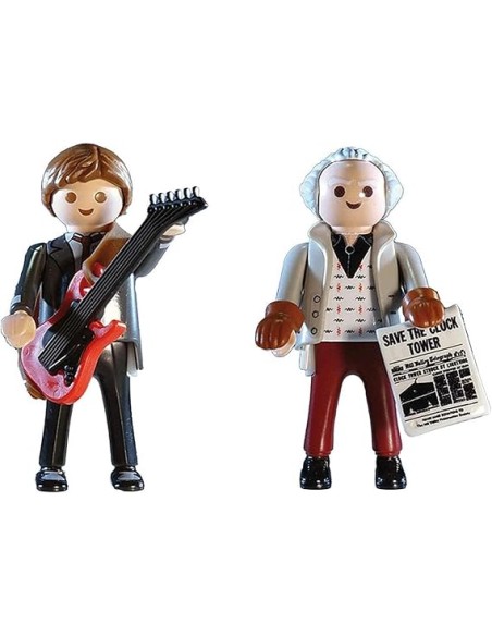 70459 PLAYMOBIL BACK TO THE FUTURE MARTY MCFLY Y DR. EMMETT BROWN