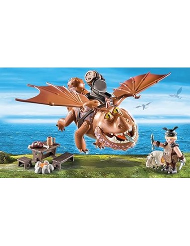 9460 PLAYMOBIL DRAGONS BARRILETE Y PATAPEZ.