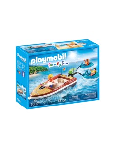 70091 PLAYMOBIL FAMILY FUN LANCHA CON FLOTADORES