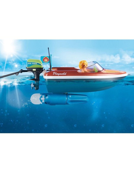 70091 PLAYMOBIL FAMILY FUN LANXA AMB FLOTADORS.