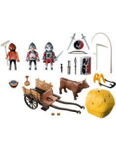 6005 PLAYMOBIL KNIGHTS CABALLEROS DEL HALCÓN CON CARRUAJE... 2