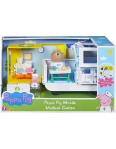 PEPPA PIG AMBULANCIA Y CENTRO MEDICO. BANDAI