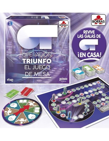 JUEGO DE MESA OPERACION TRIUNFO. EDUCA