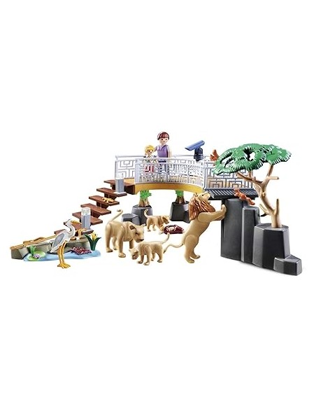 70343 PLAYMOBIL FAMILY FUN. RECINTE EXTERIOR DE LLEONS ​