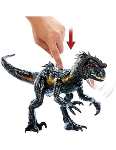 JURASSIC WORLD INDORAPTOR. DINO TRACKERS. MATTEL. 