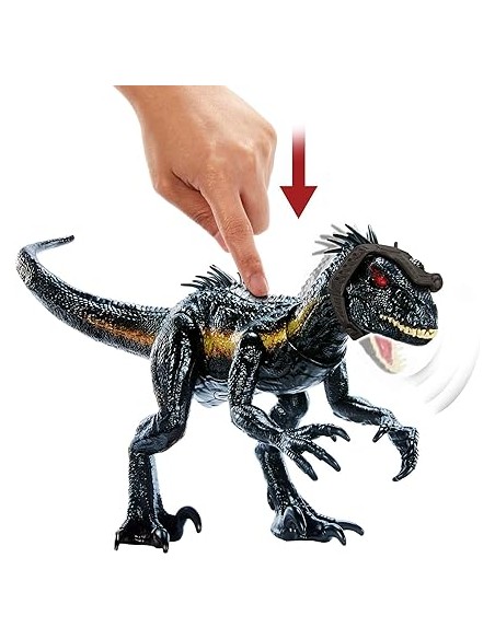 JURASSIC WORLD INDORAPTOR. DINO TRACKERS. MATTEL. 