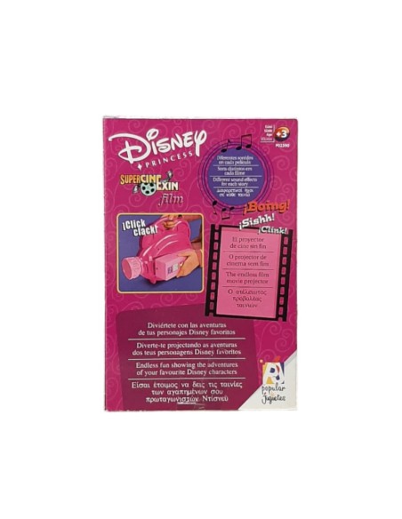 CINEXIN PELICULA SONORA DISNEY PRINCESS. POPULAR DE JUGUETE.