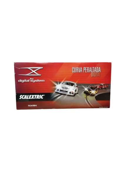 SCALEXTRIC DIGITAL SYSTEM CORVA PERALTADA DIGITAL. TECNITOYS. COMPRAR
