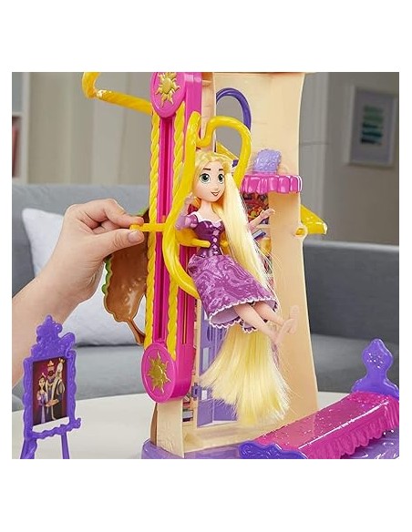 DISNEY PRINCESS RAPUNZEL TORRE DE AVENTURAS. HASBRO.