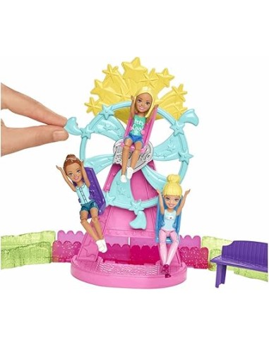 BARBIE ON THE GO PARC D'ATRACCIONS. MATTEL