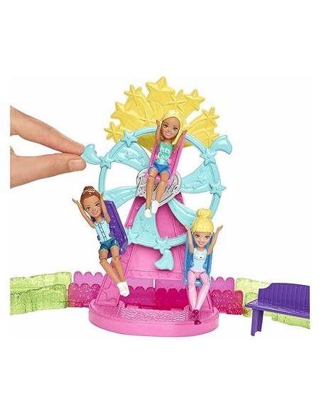 BARBIE ON THE GO PARQUE DE ATRACCIONES. MATTEL