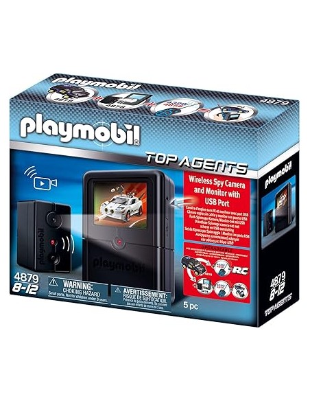 4879 PLAYMOBIL TOP AGENTS SET DE CÀMERA ESPIONATGE