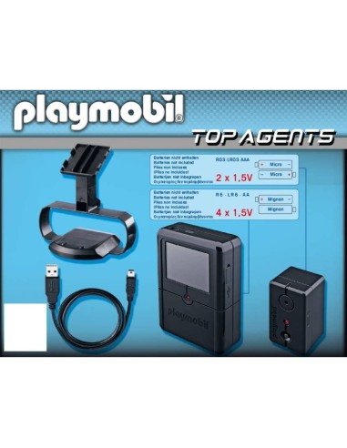 4879 PLAYMOBIL TOP AGENTS SET DE CÀMERA ESPIONATGE